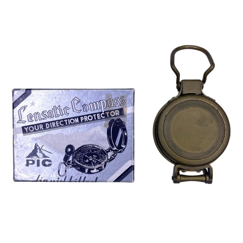 Lensatic Compass Liquid Filled Hiking Camping Navigating Model # 23213
